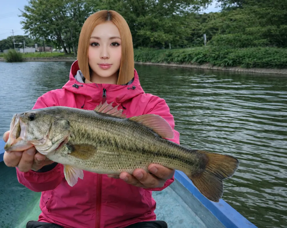 上野沼でブラックバスの釣果を得た階下.webp