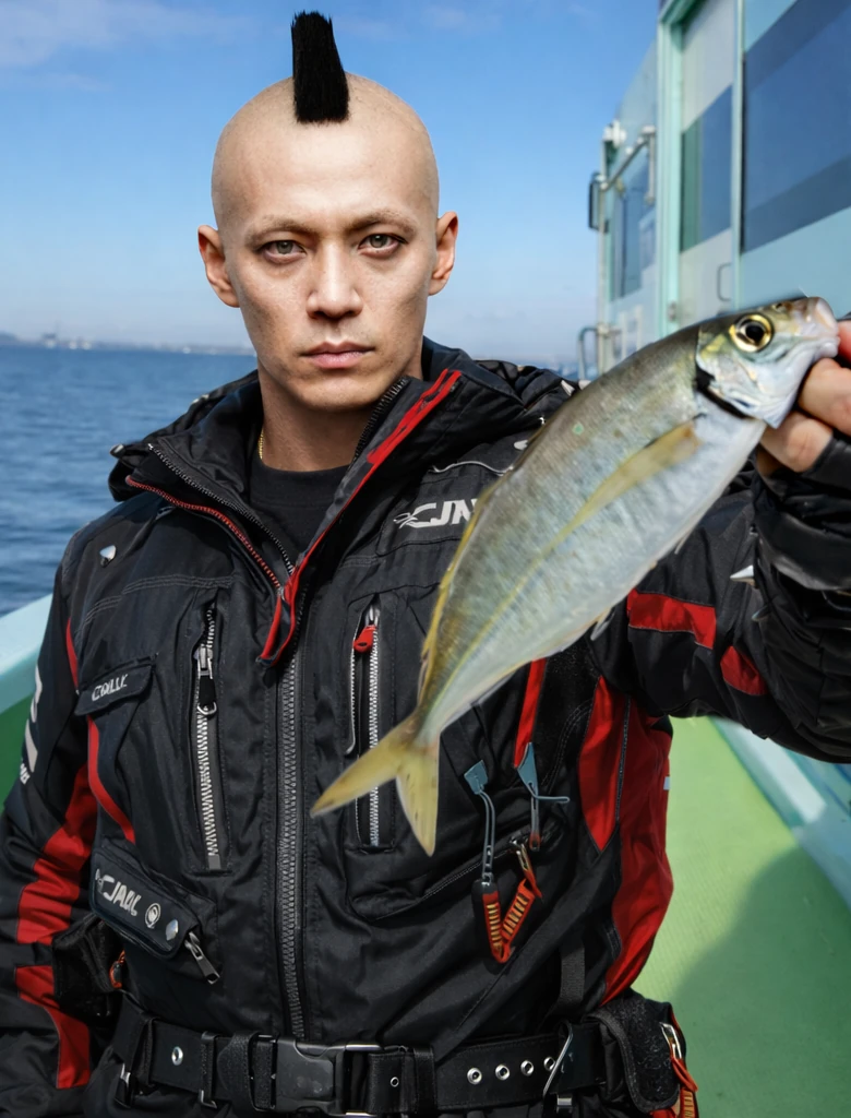 伊勢湾でアジの釣果を得た馬頭.webp