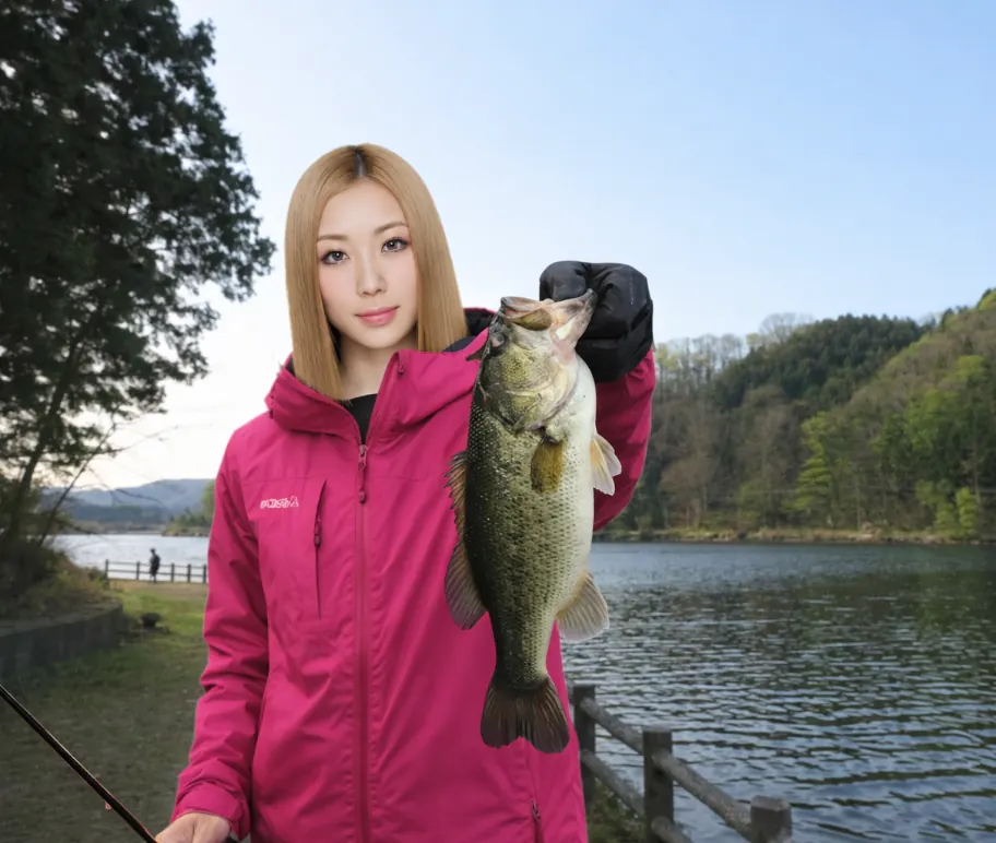 千代田湖でブラックバスの釣果を得た階下.webp
