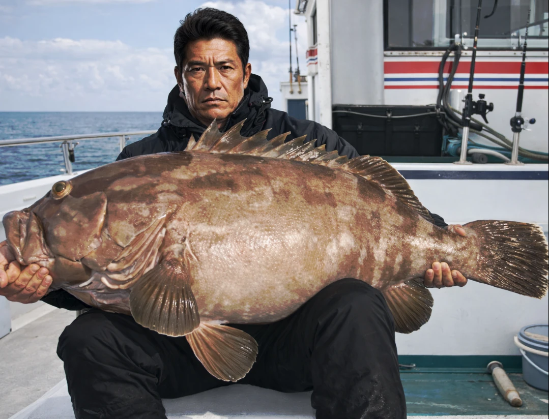 南伊豆沖でクエの釣果を得た北方.webp
