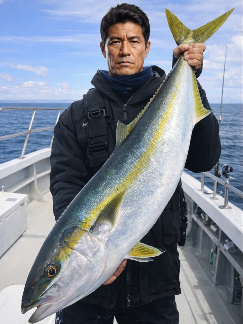 南伊豆沖でヒラマサの釣果を得た北方.webp