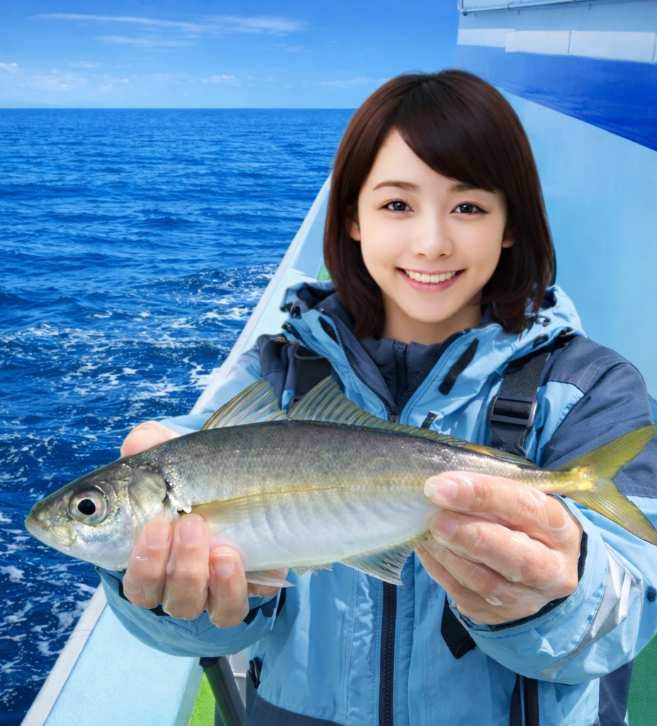 大阪湾でアジの釣果を得た西岡.webp