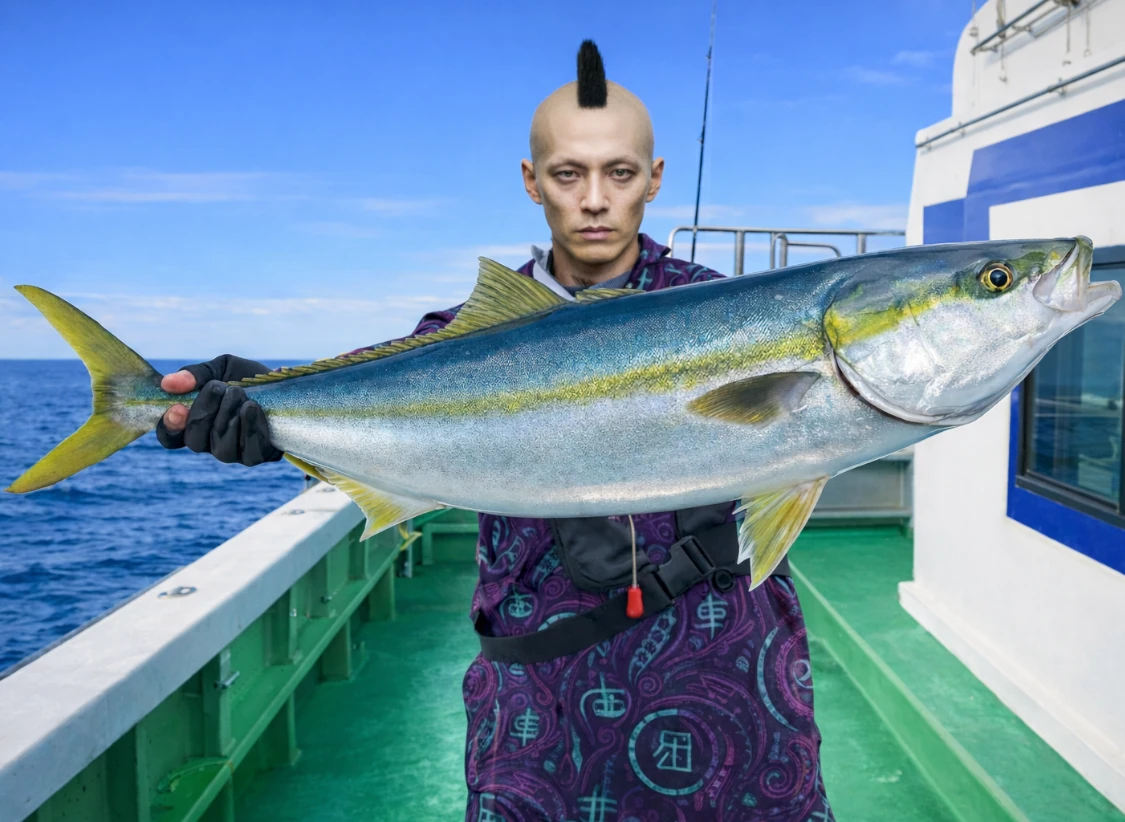 大阪湾でブリの釣果を得た馬頭.webp