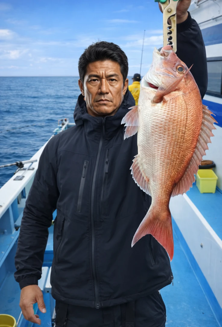 大阪湾でマダイの釣果を得た北方.webp