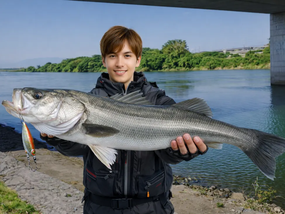 天降川でシーバスの釣果を得た久良木.webp