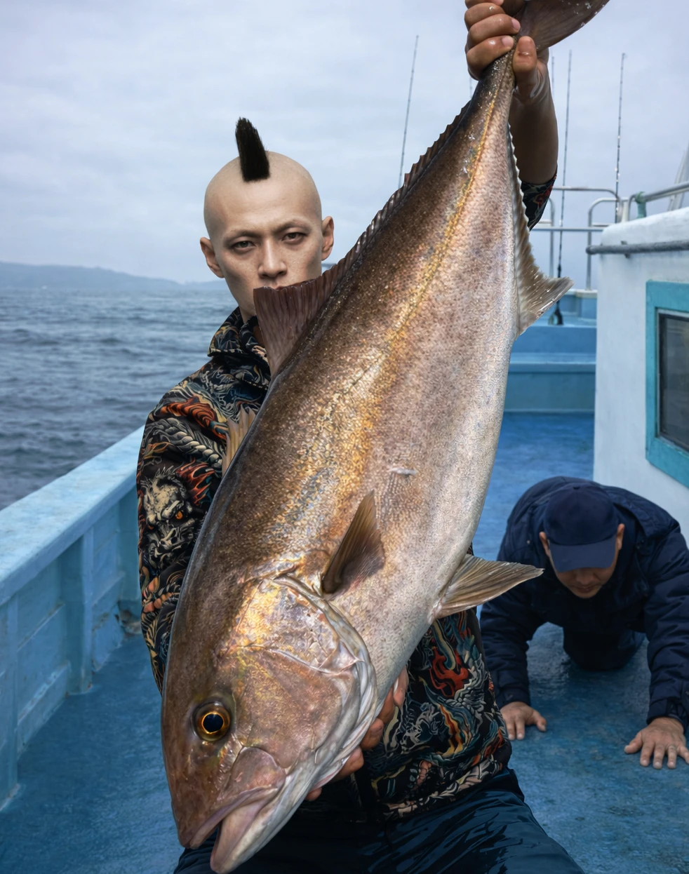 室戸沖でカンパチの釣果を得た馬頭.webp