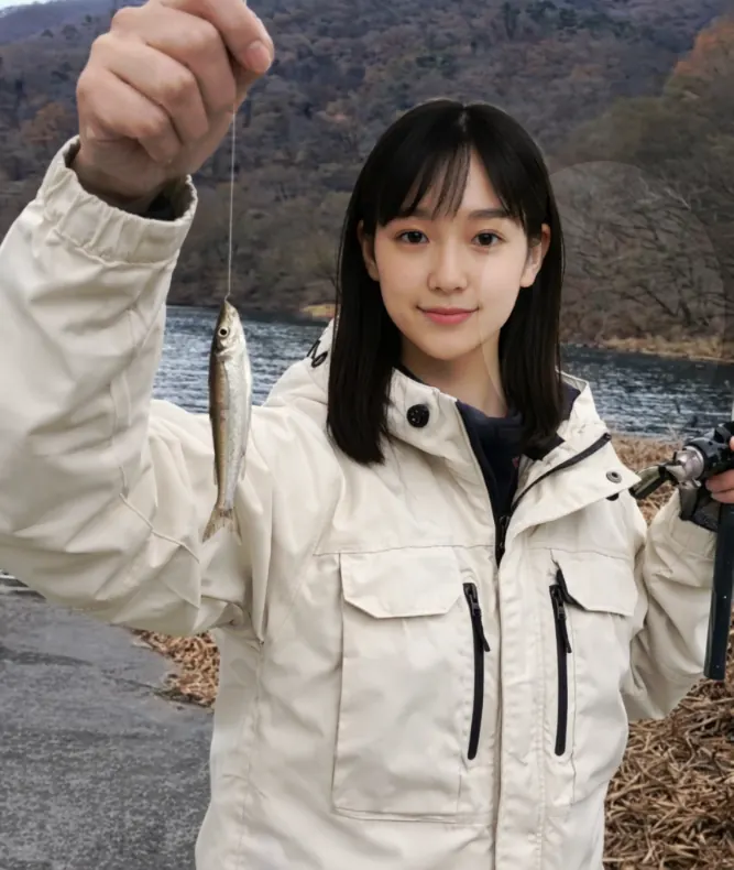 小玉ダムでワカサギの釣果を得た国生.webp