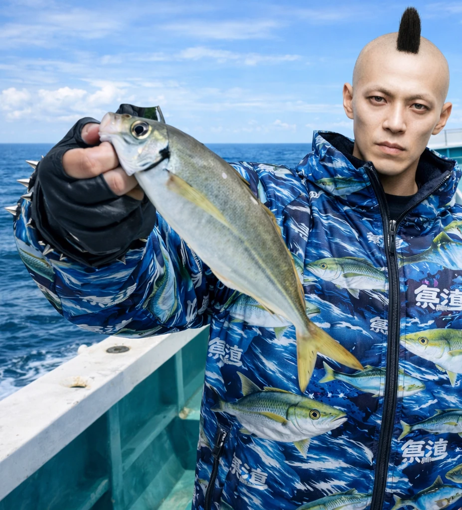 尾鷲沖でアジの釣果を得た馬頭.webp