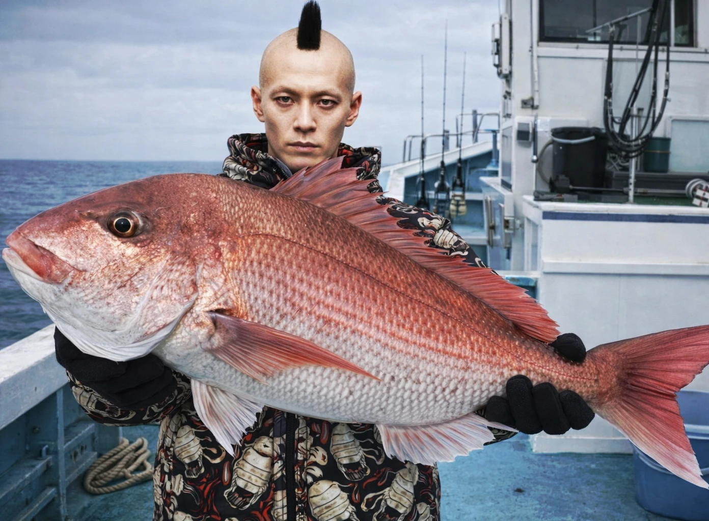 新潟沖でマダイの釣果を得た馬頭.webp