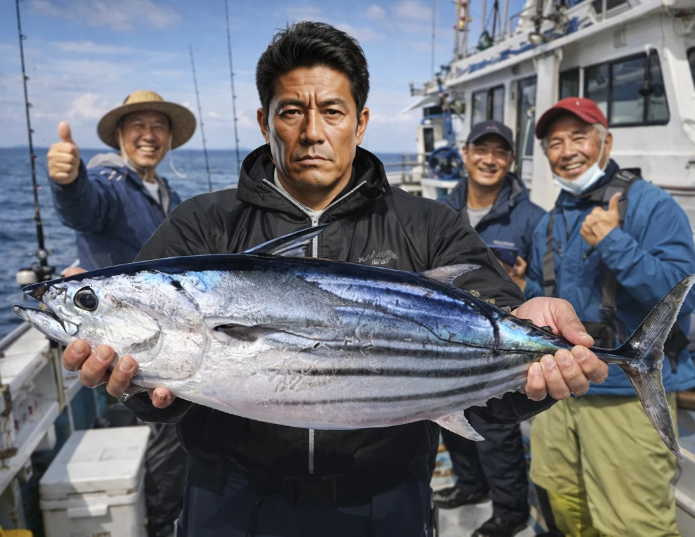 日立沖でカツオの釣果を得た北方.webp