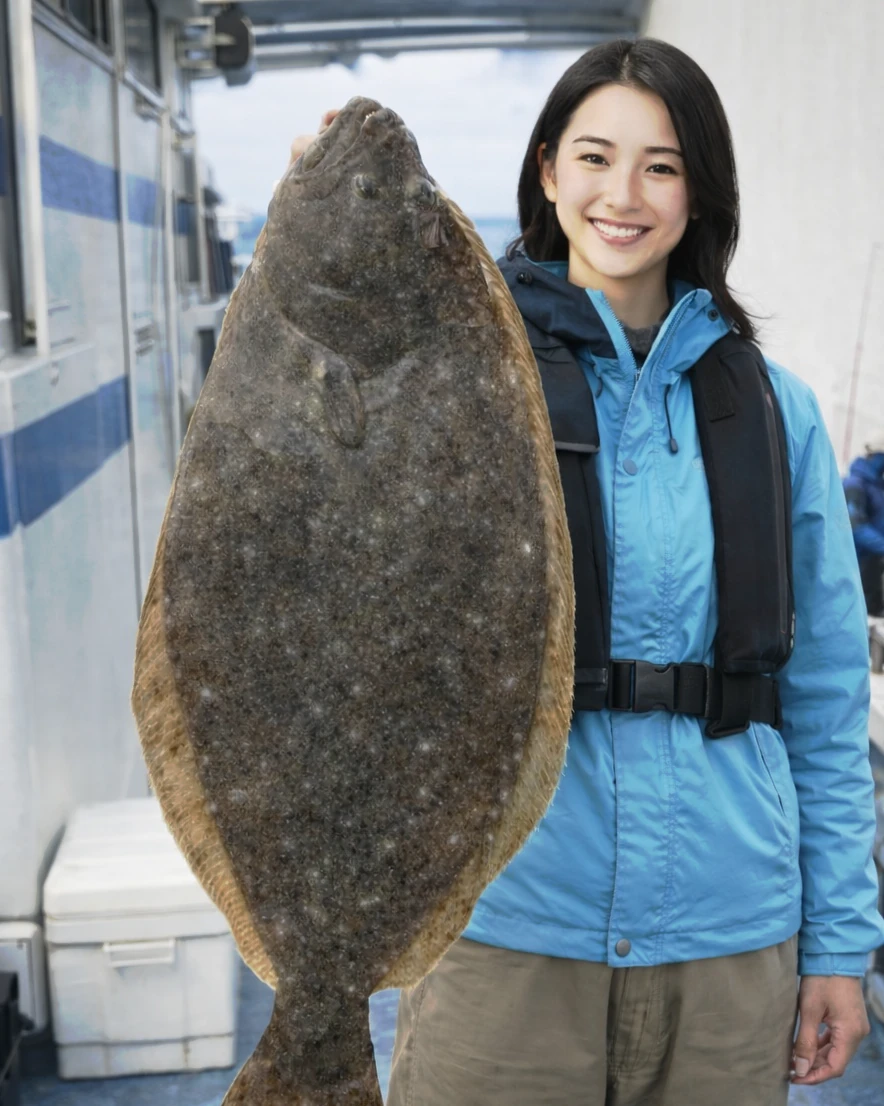 日立沖でヒラメの釣果を得た仲代.webp