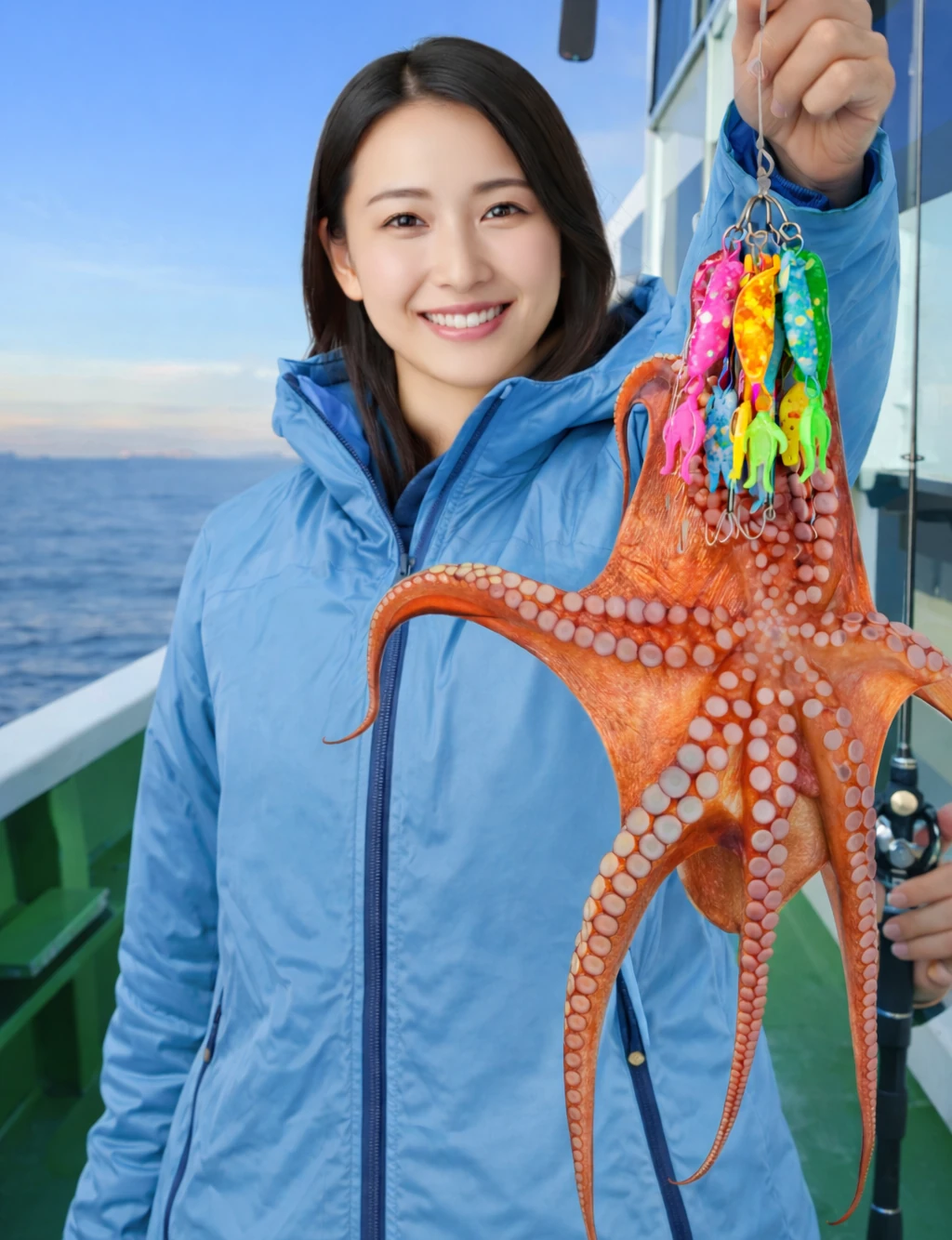東京湾でマダコの釣果を得た仲代.webp