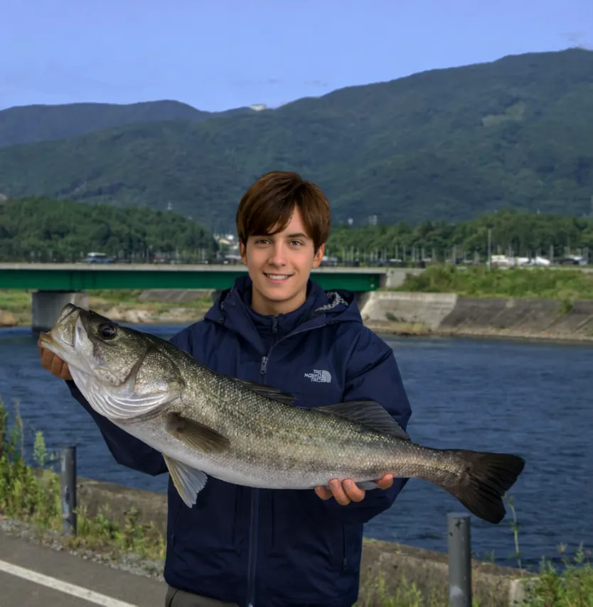 気仙川でシーバスの釣果を得た久良木.webp