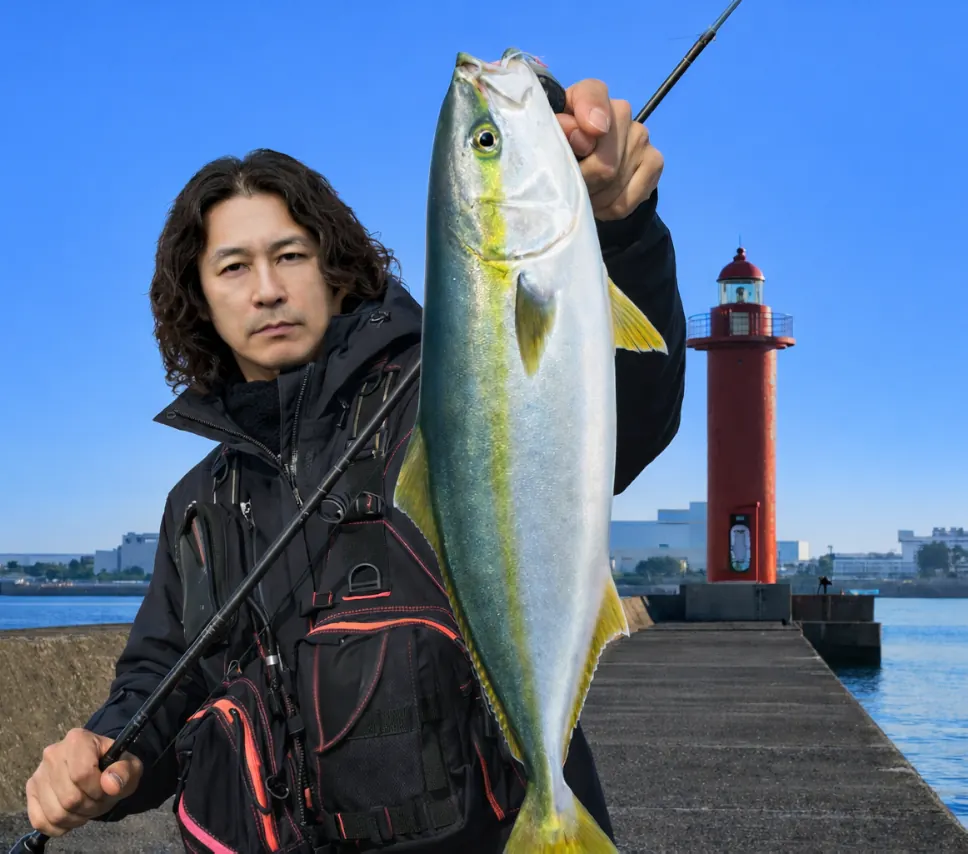 泉佐野一文字で青物の釣果を得た岸本.webp