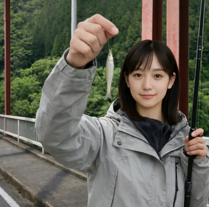 浦山ダムでワカサギの釣果を得た国生.webp