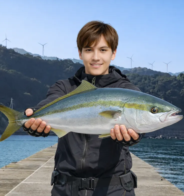 湯浅一文字で青物の釣果を得た久良木.webp
