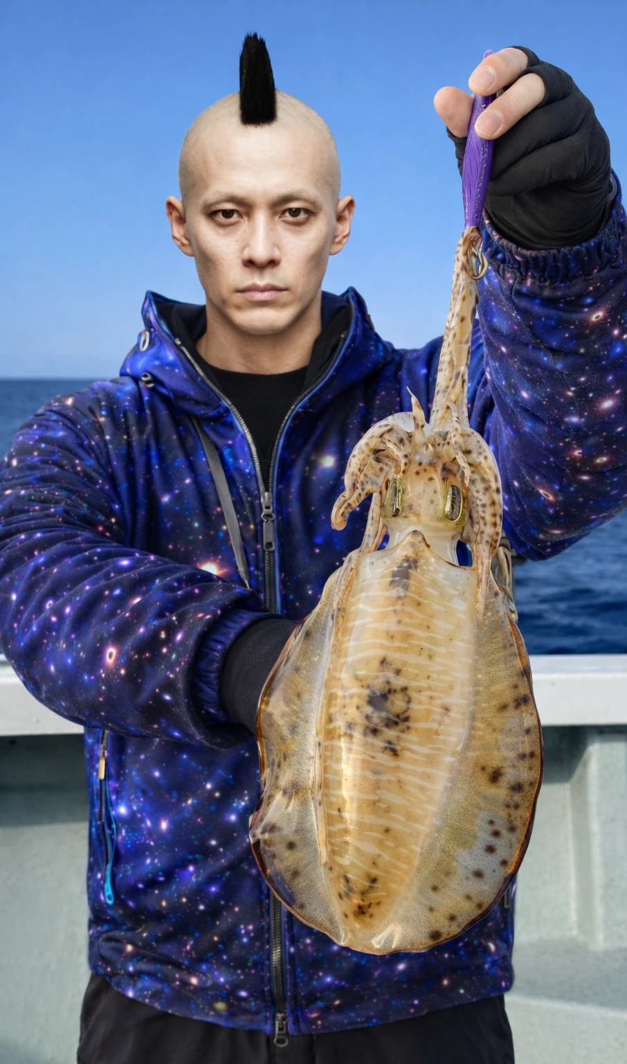 相模湾でアオリイカの釣果を得た馬頭.webp