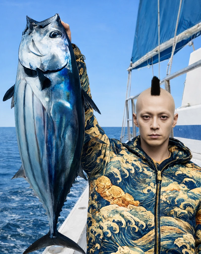 相模湾でカツオの釣果を得た馬頭.webp