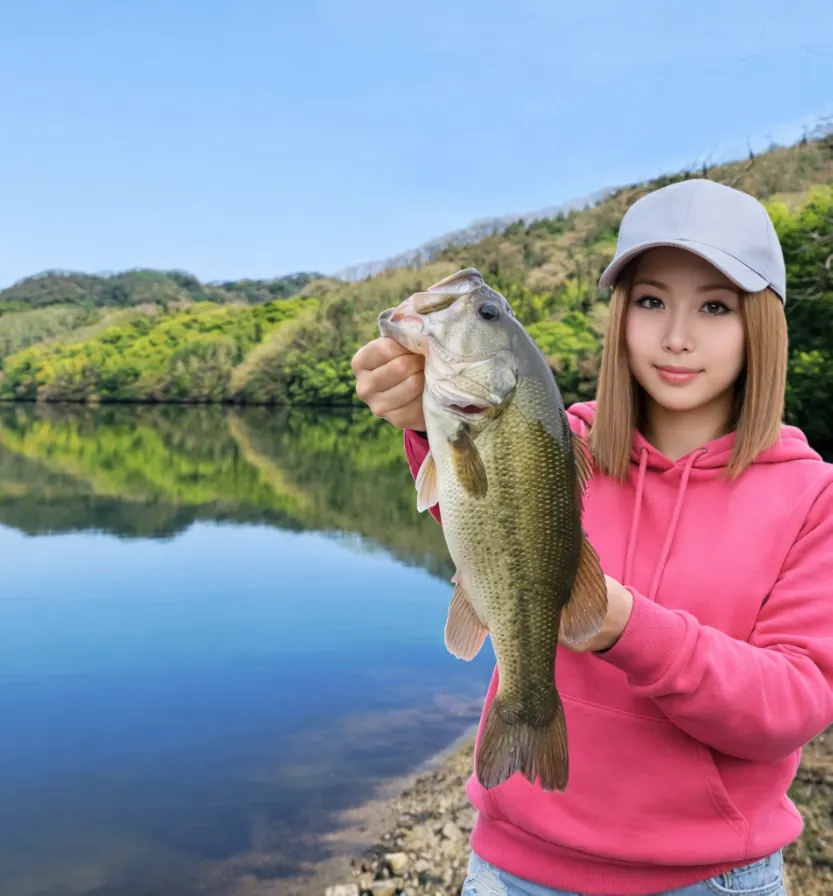 石手川ダムでブラックバスの釣果を得た階下.webp