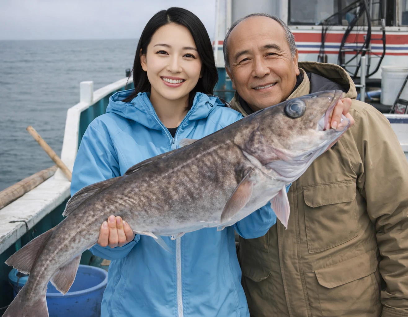 秋田沖でマダラの釣果を得た仲代.webp