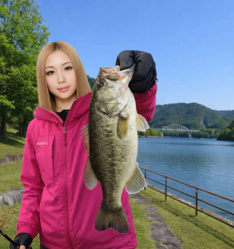 耶馬溪ダムでブラックバスの釣果を得た階下.webp