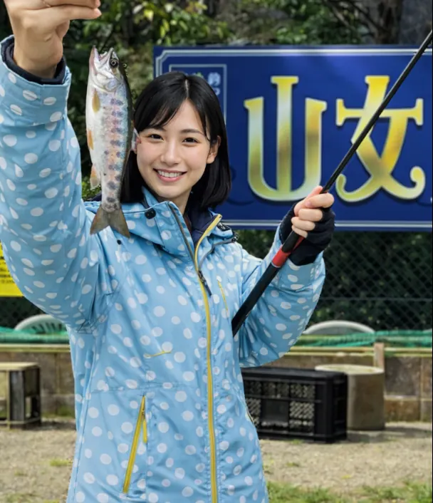 自然の森フィッシングリゾートでヤマメの釣果を得た黒川.webp