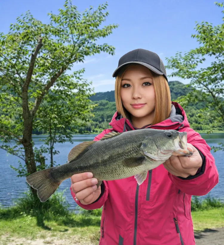 藺牟田池でブラックバスの釣果を得た階下.webp