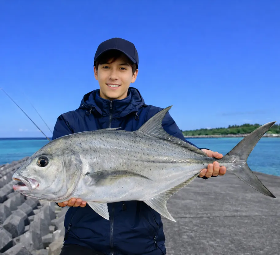 西崎一文字でガーラの釣果を得た久良木.webp