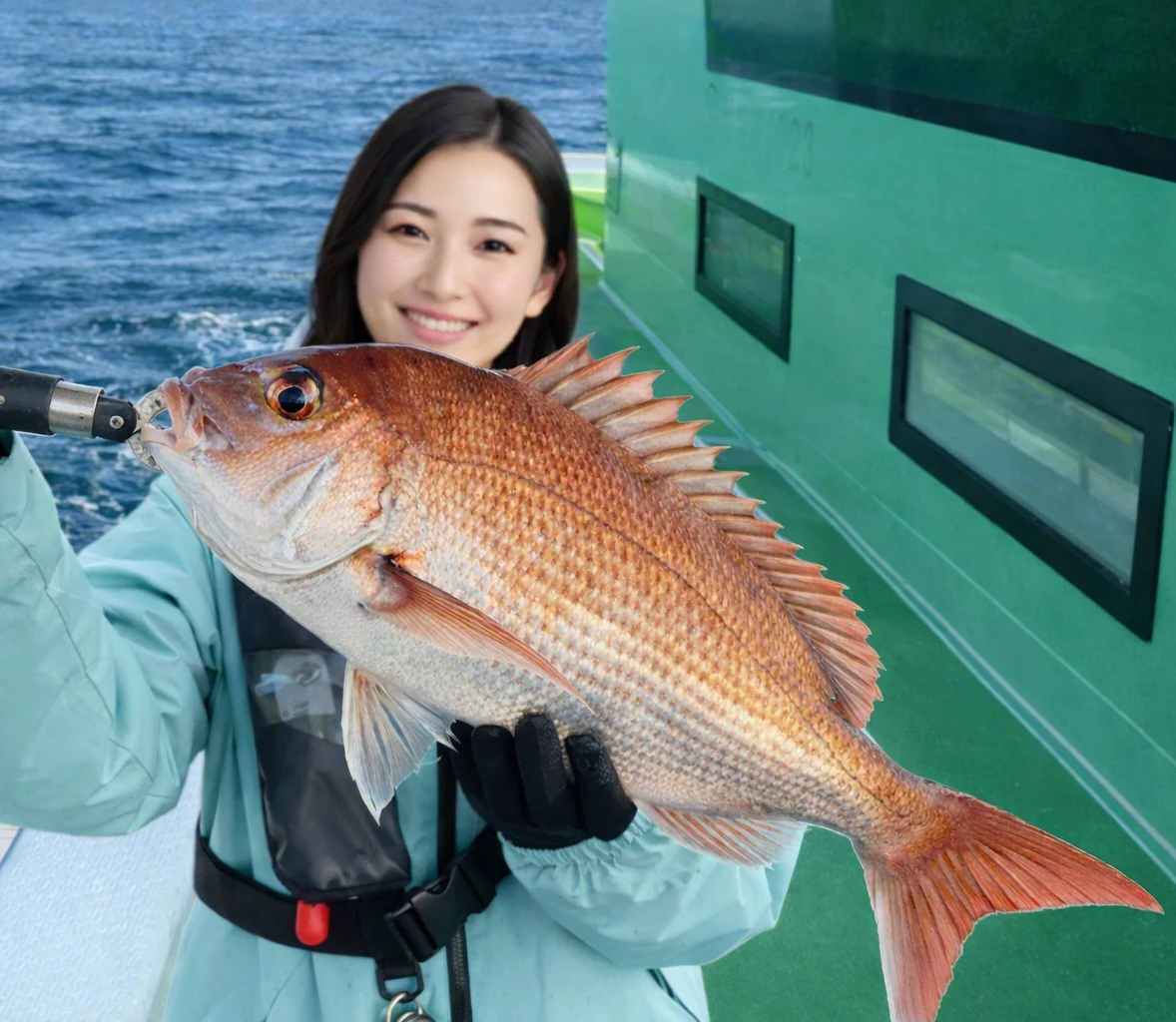 豊後水道でマダイの釣果を得た仲代.webp