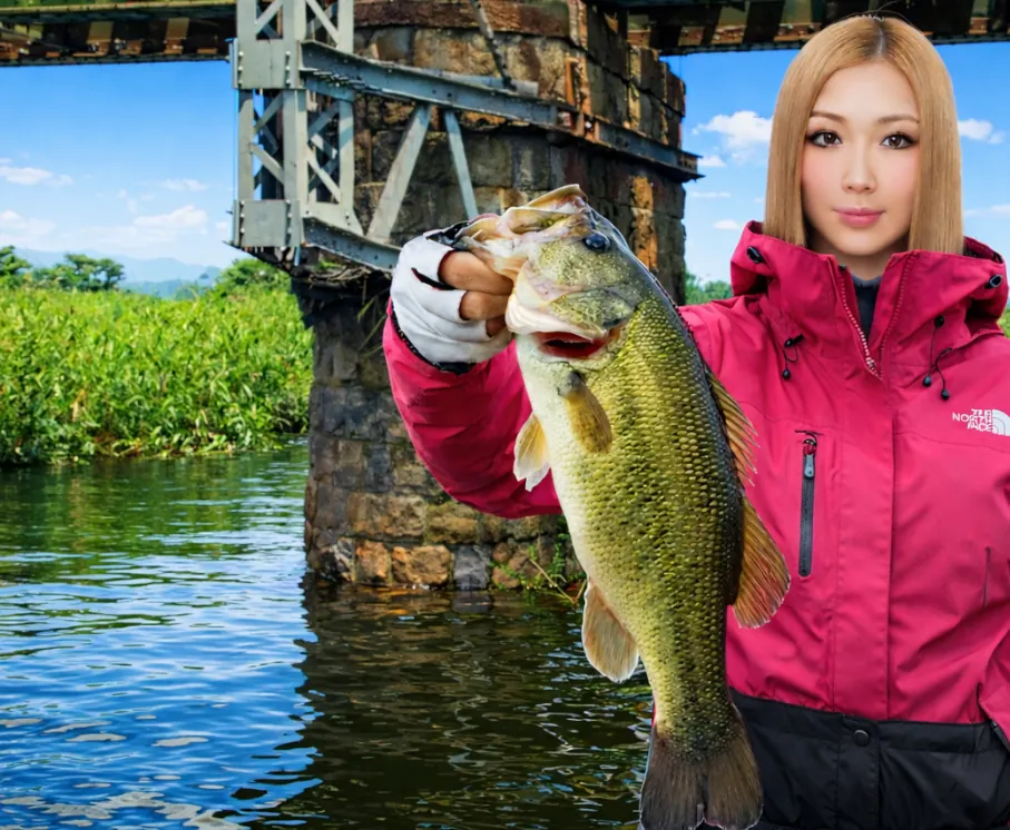 財田川でブラックバスの釣果を得た階下.webp