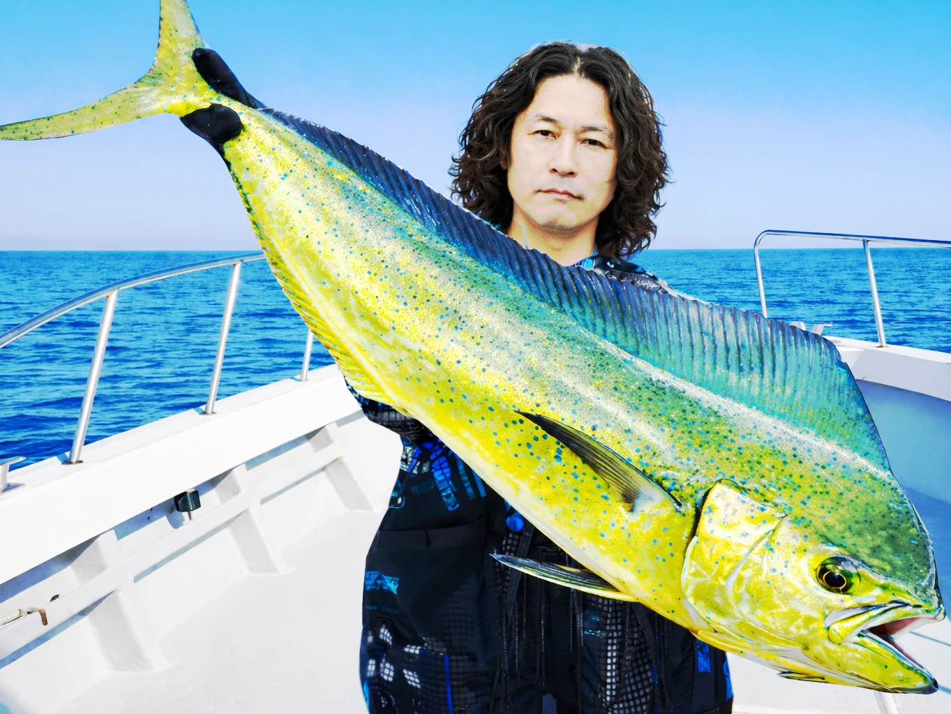 遠州灘でシイラの釣果を得た岸本.webp