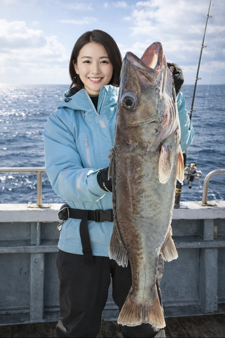 酒田沖でアラの釣果を得た仲代.webp