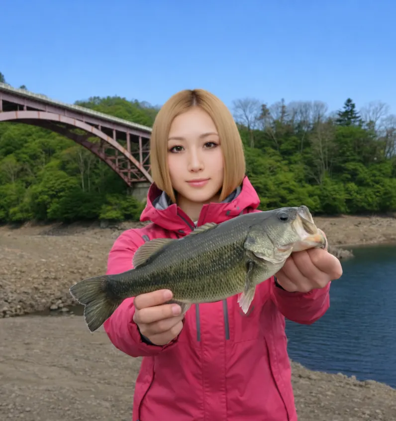 阿木川ダムでブラックバスの釣果を得た階下.webp