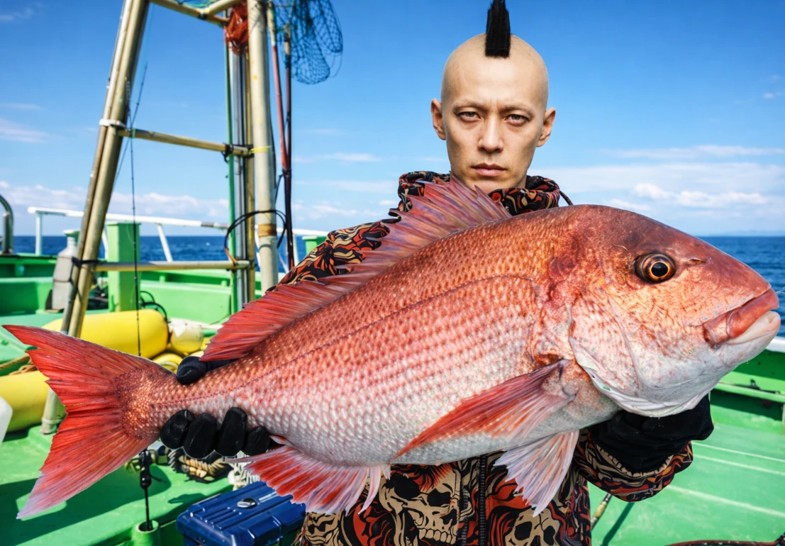 陸奥湾でマダイの釣果を得た馬頭.webp