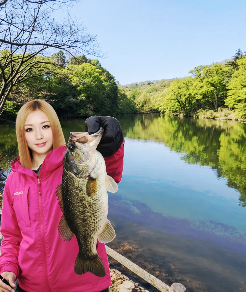 震生湖でブラックバスの釣果を得た階下.webp