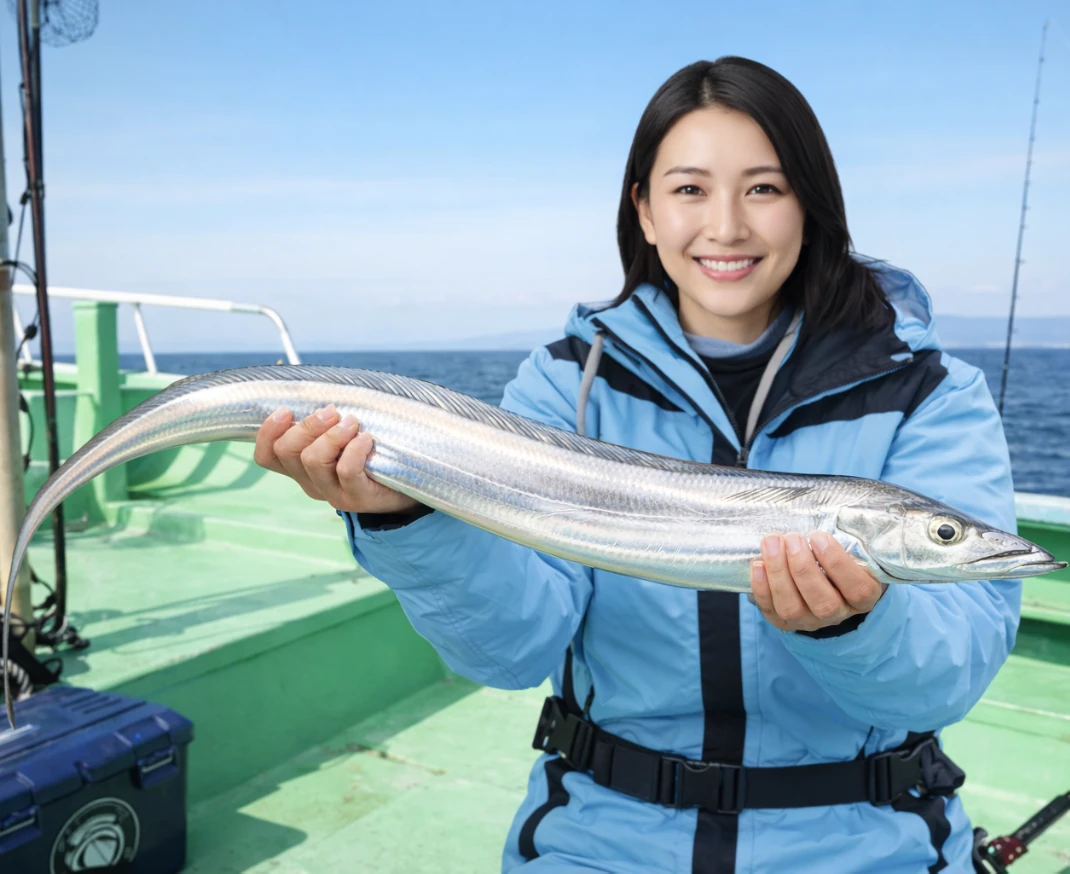 駿河湾でタチウオの釣果を得た仲代.webp
