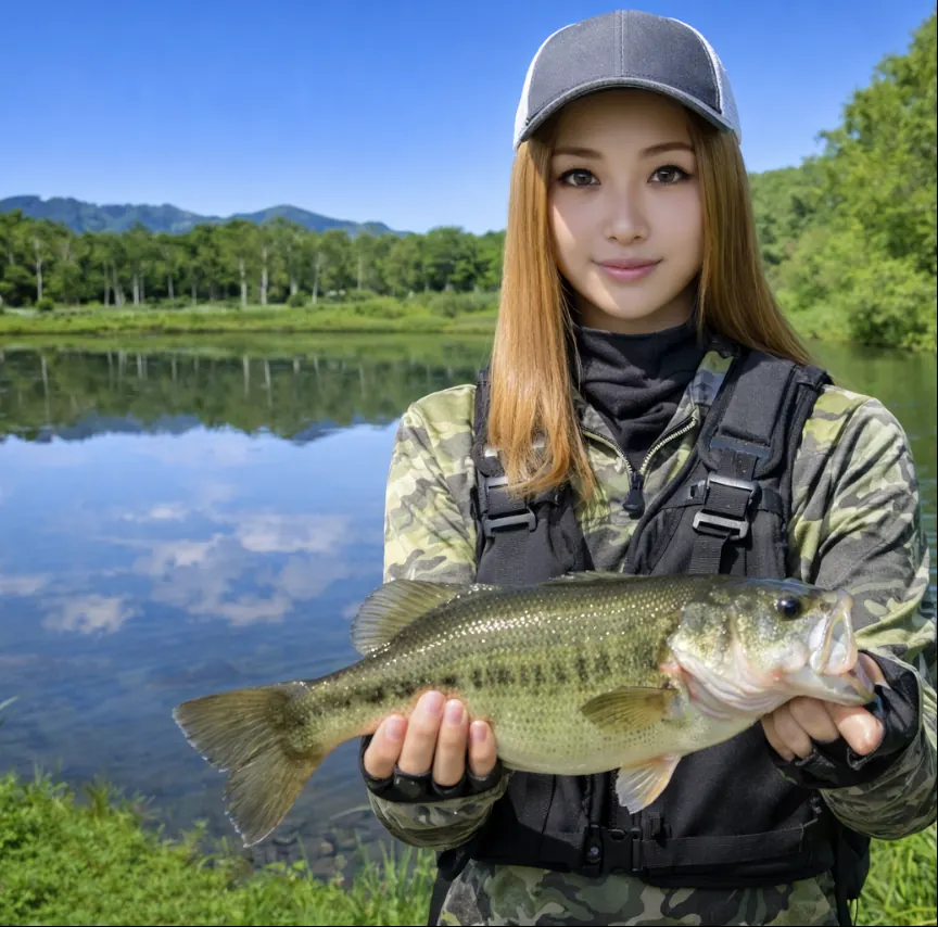 まるやち湖でブラックバスの釣果を得た階下.webp