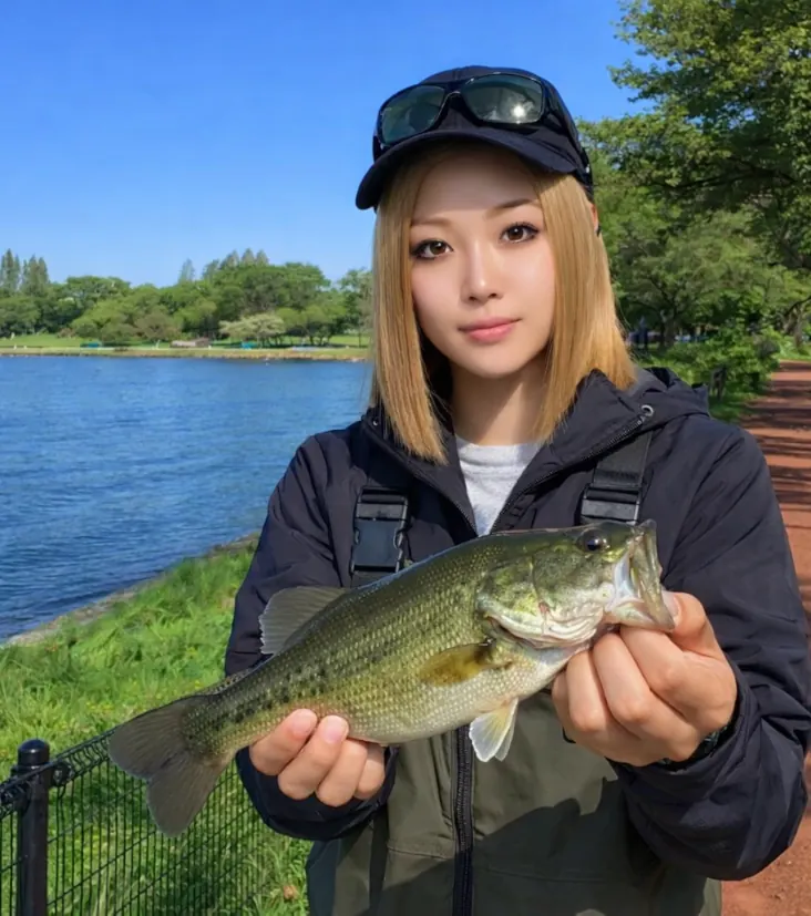 久喜菖蒲公園でブラックバスの釣果を得た階下.webp