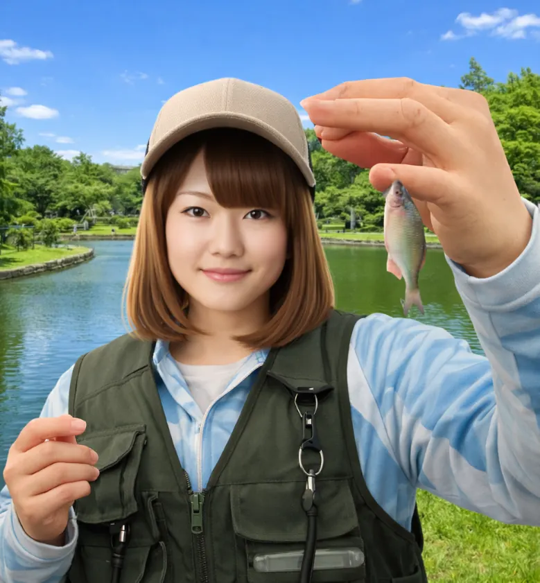 元渕江公園でタナゴの釣果を得た山際.webp