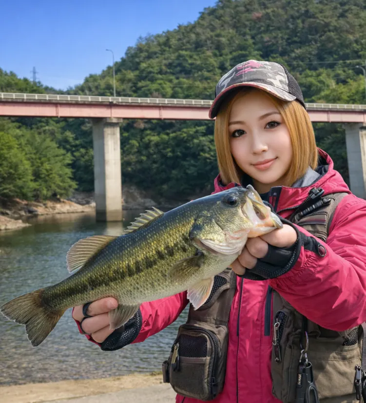 八塔寺川ダムでブラックバスの釣果を得た階下.webp