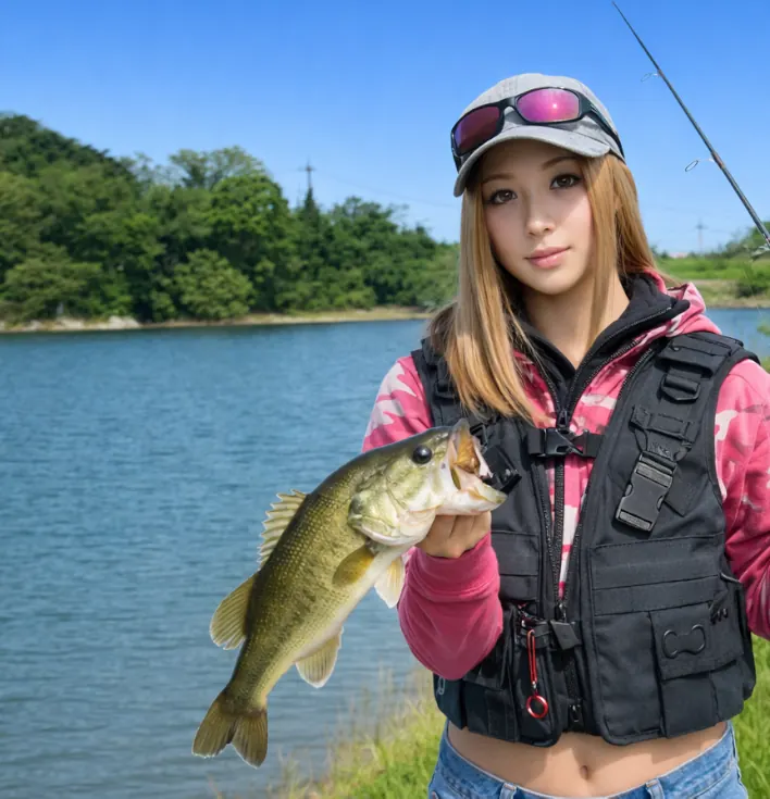 兼久池でブラックバスの釣果を得た階下.webp