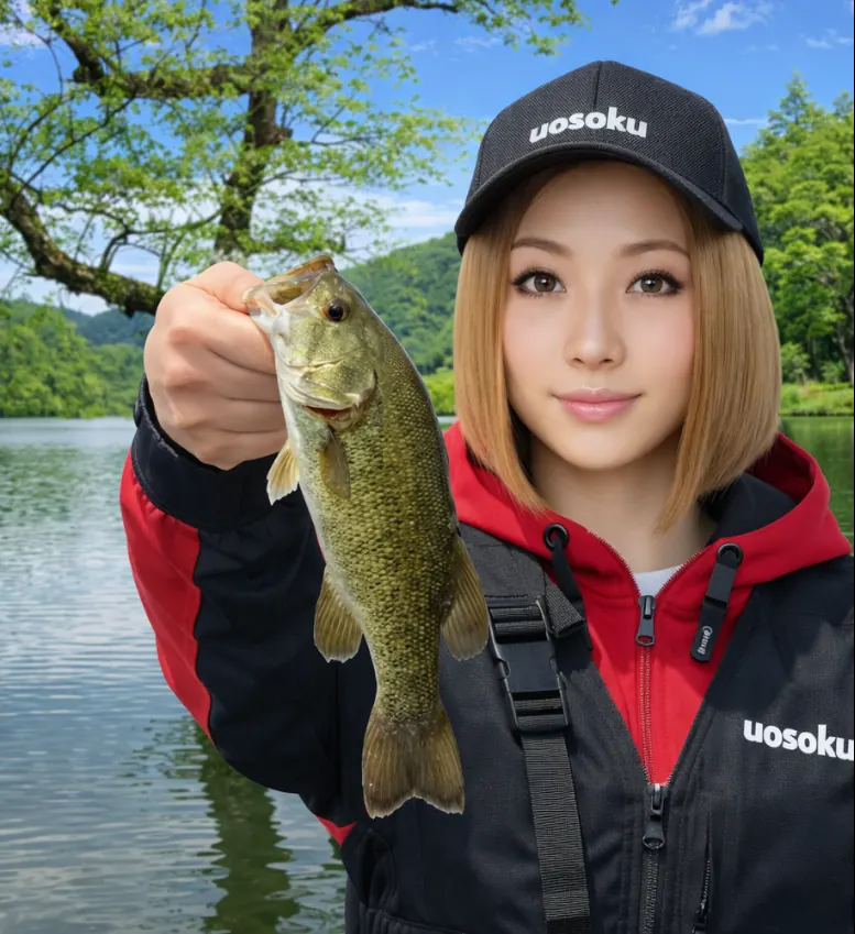内の倉ダムでブラックバスの釣果を得た階下.webp