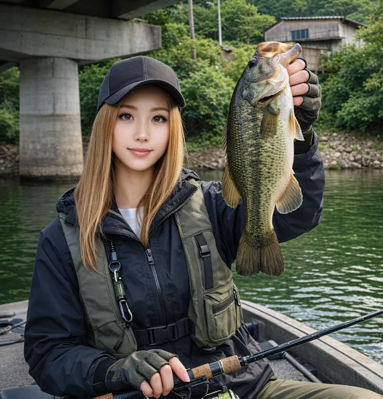 内場ダムでブラックバスの釣果を得た階下.webp