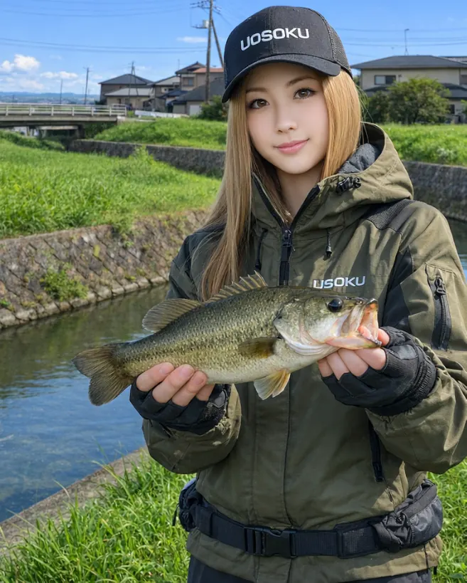 城下川でブラックバスの釣果を得た階下.webp