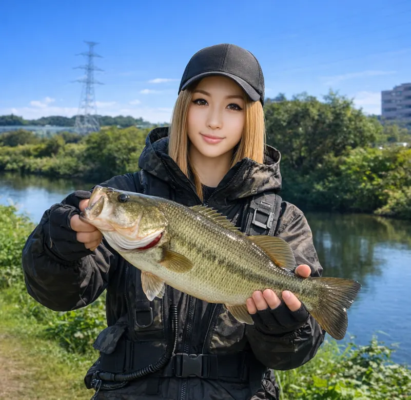 大堀川でブラックバスの釣果を得た階下.webp