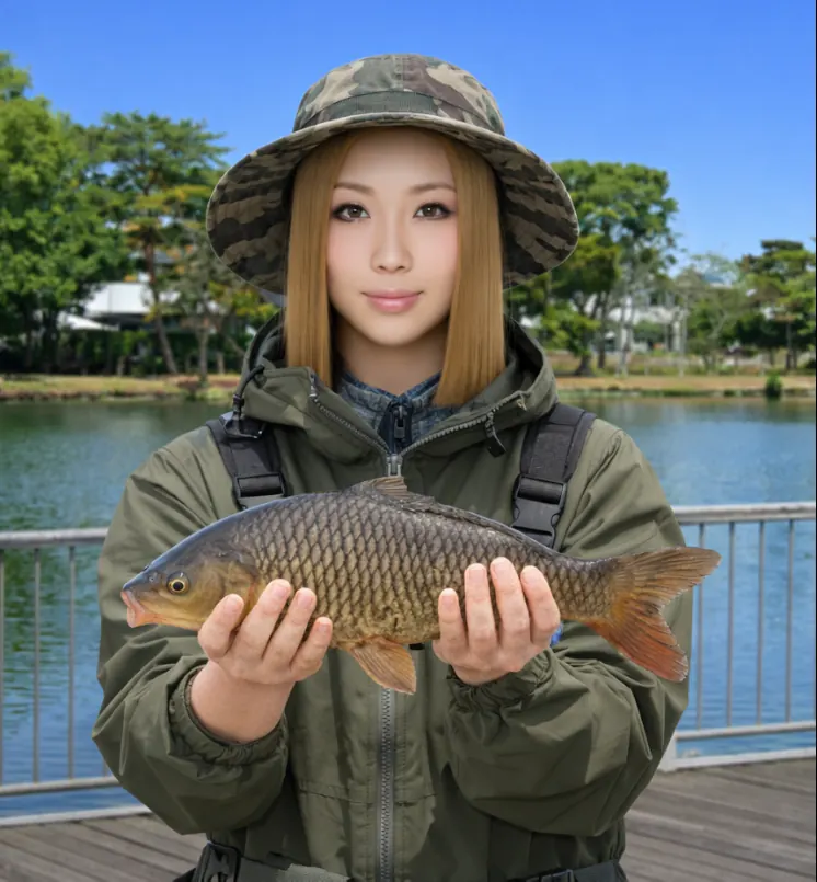 大塚池でコイの釣果を得た階下.webp