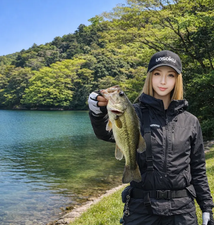 宝谷池でブラックバスの釣果を得た階下.webp