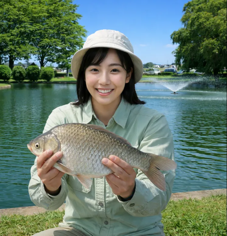 屈巣沼でヘラブナの釣果を得た黒川.webp