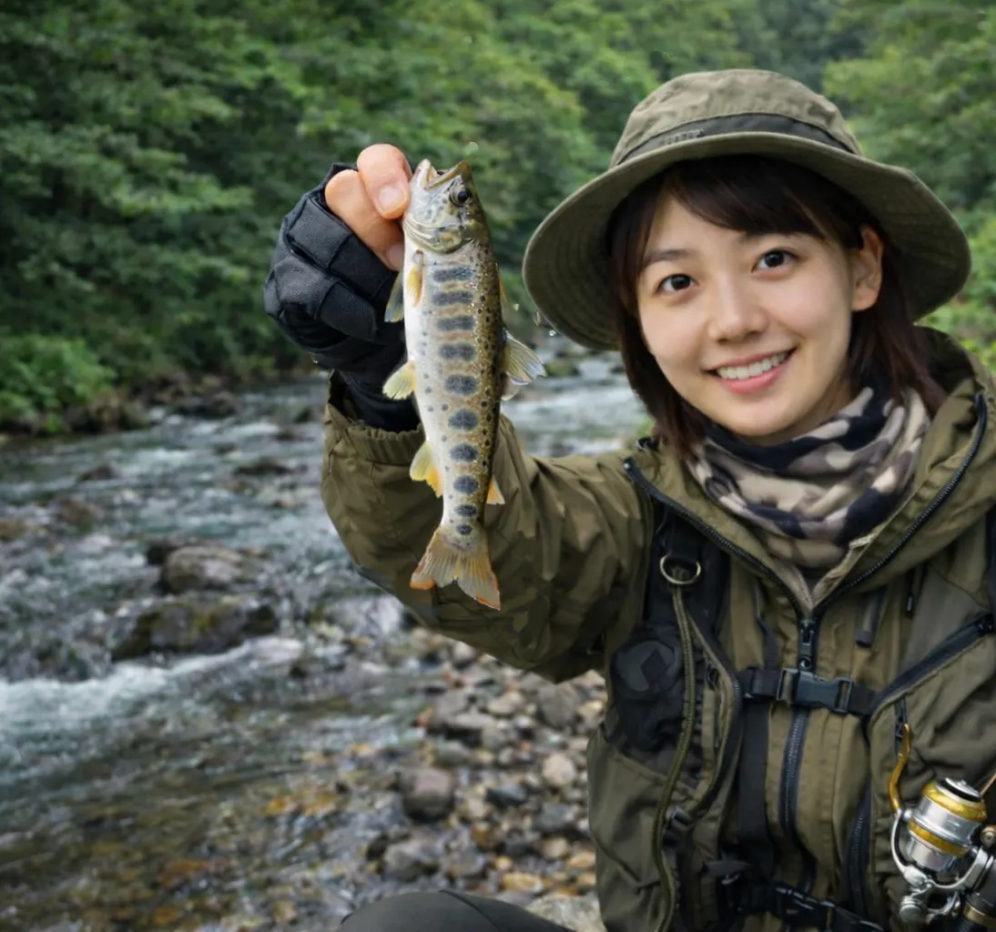 月布川でヤマメの釣果を得た森永.webp