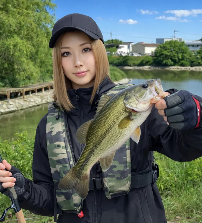 正法寺川でブラックバスの釣果を得た階下.webp
